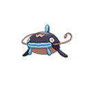 Shiny Whiscash as it appears in Sun & Moon