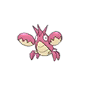 Shiny Corphish as it appears in Sun & Moon