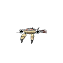 Shiny Anorith as it appears in Sun & Moon