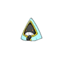 Shiny Snorunt as it appears in Sun & Moon
