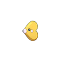 Shiny Luvdisc as it appears in Sun & Moon