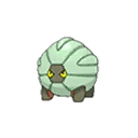 Shiny Shelgon as it appears in Ultra Sun & Ultra Moon