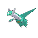 Shiny Latios as it appears in Sun & Moon