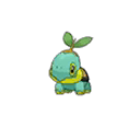 Shiny Turtwig as it appears in Ultra Sun & Ultra Moon
