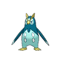 Shiny Prinplup as it appears in Sun & Moon