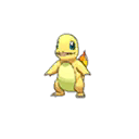 Shiny Charmander as it appears in Sun & Moon