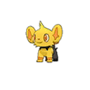 Shiny Shinx as it appears in Sun & Moon