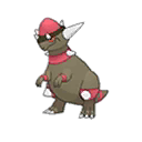 Shiny Rampardos as it appears in Sun & Moon