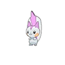 Shiny Pachirisu as it appears in Sun & Moon