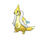 Shiny Floatzel as it appears in Sun & Moon