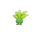 Shiny Oddish as it appears in Ultra Sun & Ultra Moon