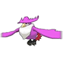 Shiny Honchkrow as it appears in Sun & Moon