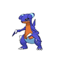 Shiny Gabite as it appears in Ultra Sun & Ultra Moon