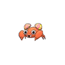 Shiny Paras as it appears in Sun & Moon