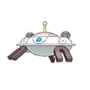 Shiny Magnezone as it appears in Sun & Moon