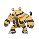 Shiny Electivire as it appears in Sun & Moon