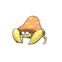 Shiny Parasect as it appears in Sun & Moon