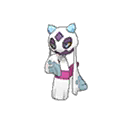 Shiny Froslass as it appears in Ultra Sun & Ultra Moon