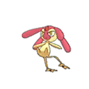 Shiny Mesprit as it appears in Sun & Moon