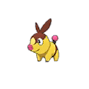 Shiny Tepig as it appears in Sun & Moon