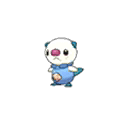 Shiny Oshawott as it appears in Sun & Moon