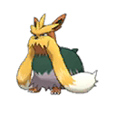 Shiny Stoutland as it appears in Ultra Sun & Ultra Moon