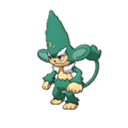 Shiny Simisage as it appears in Ultra Sun & Ultra Moon
