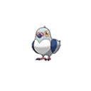 Shiny Pidove as it appears in Sun & Moon