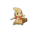 Shiny Timburr as it appears in Sun & Moon
