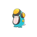 Shiny Palpitoad as it appears in Ultra Sun & Ultra Moon