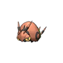 Shiny Venipede as it appears in Ultra Sun & Ultra Moon