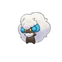 Shiny Whimsicott as it appears in Sun & Moon