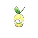 Shiny Petilil as it appears in Sun & Moon
