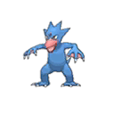 Shiny Golduck as it appears in Sun & Moon