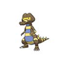 Shiny Krokorok as it appears in Sun & Moon