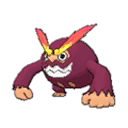 Shiny Darmanitan as it appears in Sun & Moon