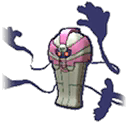 Shiny Cofagrigus as it appears in Ultra Sun & Ultra Moon