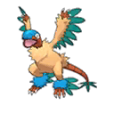 Shiny Archeops as it appears in Sun & Moon