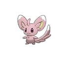 Shiny Minccino as it appears in Ultra Sun & Ultra Moon
