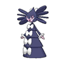 Shiny Gothitelle as it appears in Sun & Moon