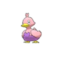 Shiny Ducklett as it appears in Ultra Sun & Ultra Moon