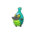 Shiny Karrablast as it appears in Ultra Sun & Ultra Moon