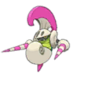Shiny Escavalier as it appears in Ultra Sun & Ultra Moon