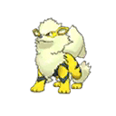 Shiny Arcanine as it appears in Sun & Moon