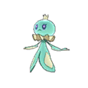 Shiny Frillish as it appears in Sun & Moon