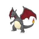 Shiny Charizard as it appears in Sun & Moon