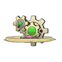 Shiny Klinklang as it appears in Ultra Sun & Ultra Moon
