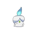 Shiny Litwick as it appears in Sun & Moon