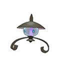 Shiny Lampent as it appears in Sun & Moon