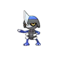 Shiny Pawniard as it appears in Sun & Moon